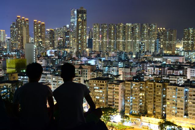 rooftop bar in Hong Kong