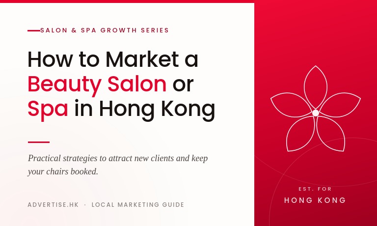 How to market a beauty Salon or Spa in Hong Kong