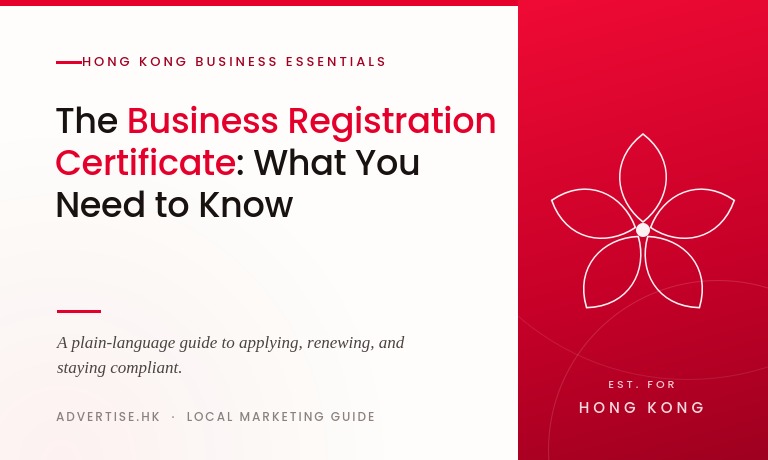Hong Kong Business Registration Certificate