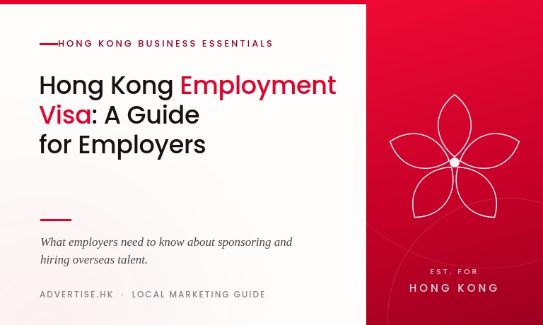 Hong Kong employment visa