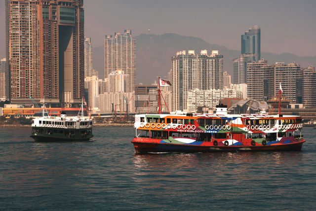 colourful star ferry