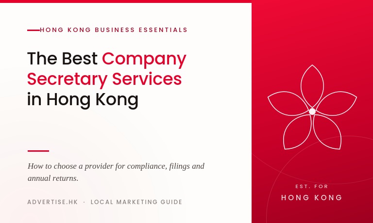 The Best Company Secretary Services in Hong Kong